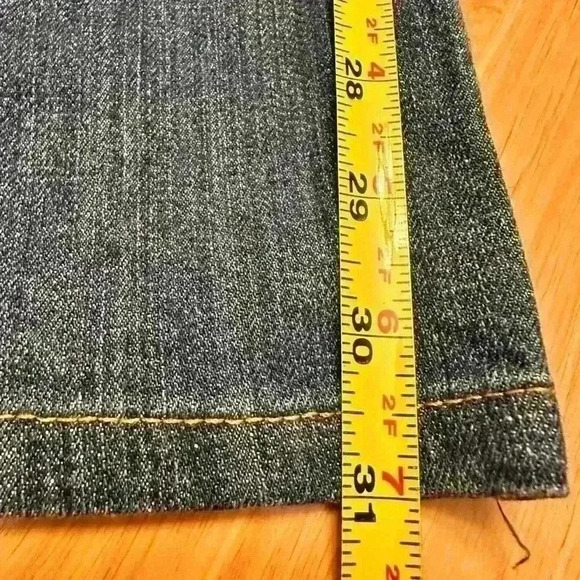 Citizens of Humanity Wide Leg Ingrid Stretch Low Rise Denim Jeans - Size 32 - Picture 10 of 10